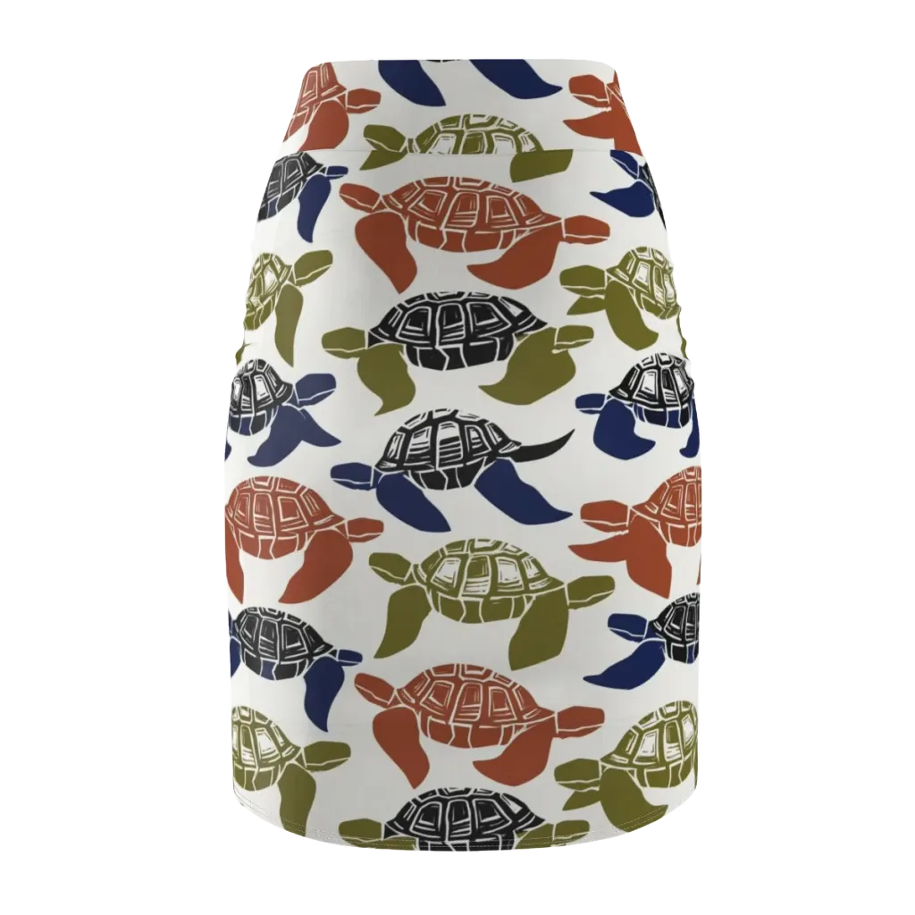 Slow Current on Pencil Skirt — Back
