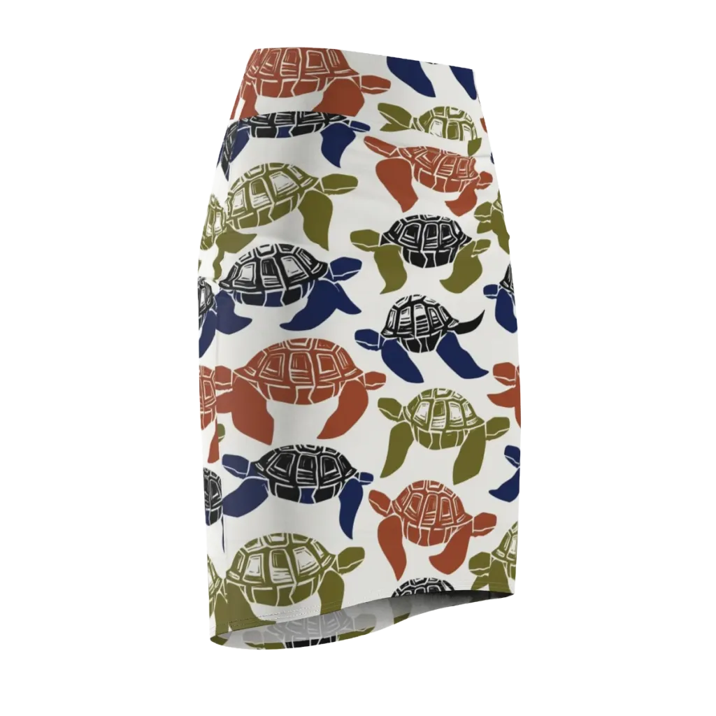Slow Current on Pencil Skirt — Front Side