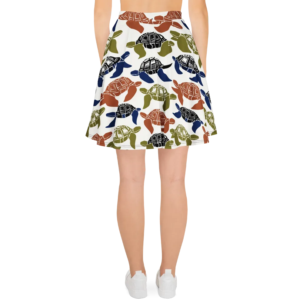 Slow Current on Skater Skirt — Back