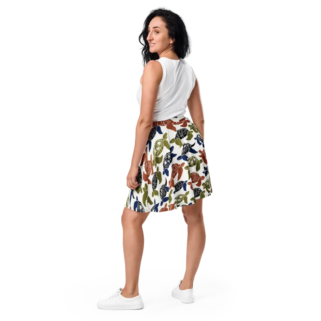 Slow Current on Skater Skirt — Back