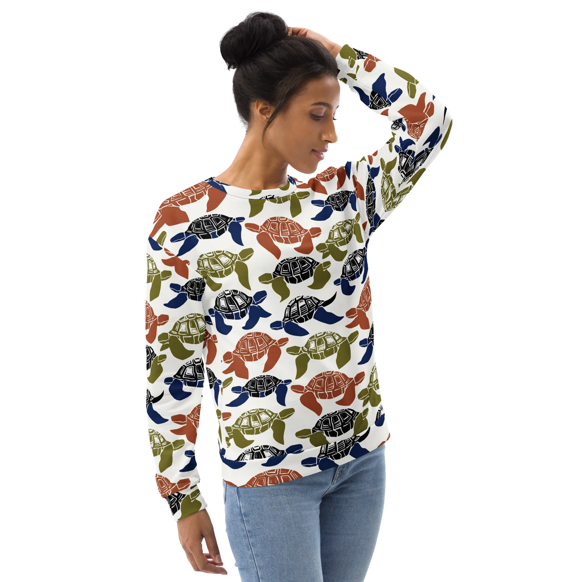Slow Current on Sweatshirt — Right Front