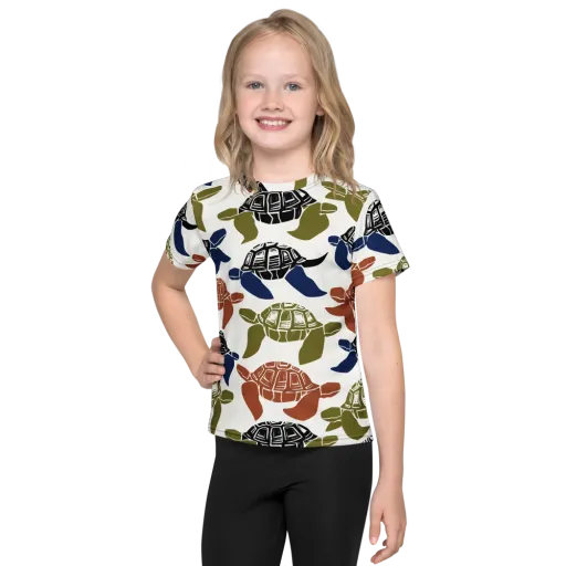 Slow Current on a Kids Crew Neck T-Shirt