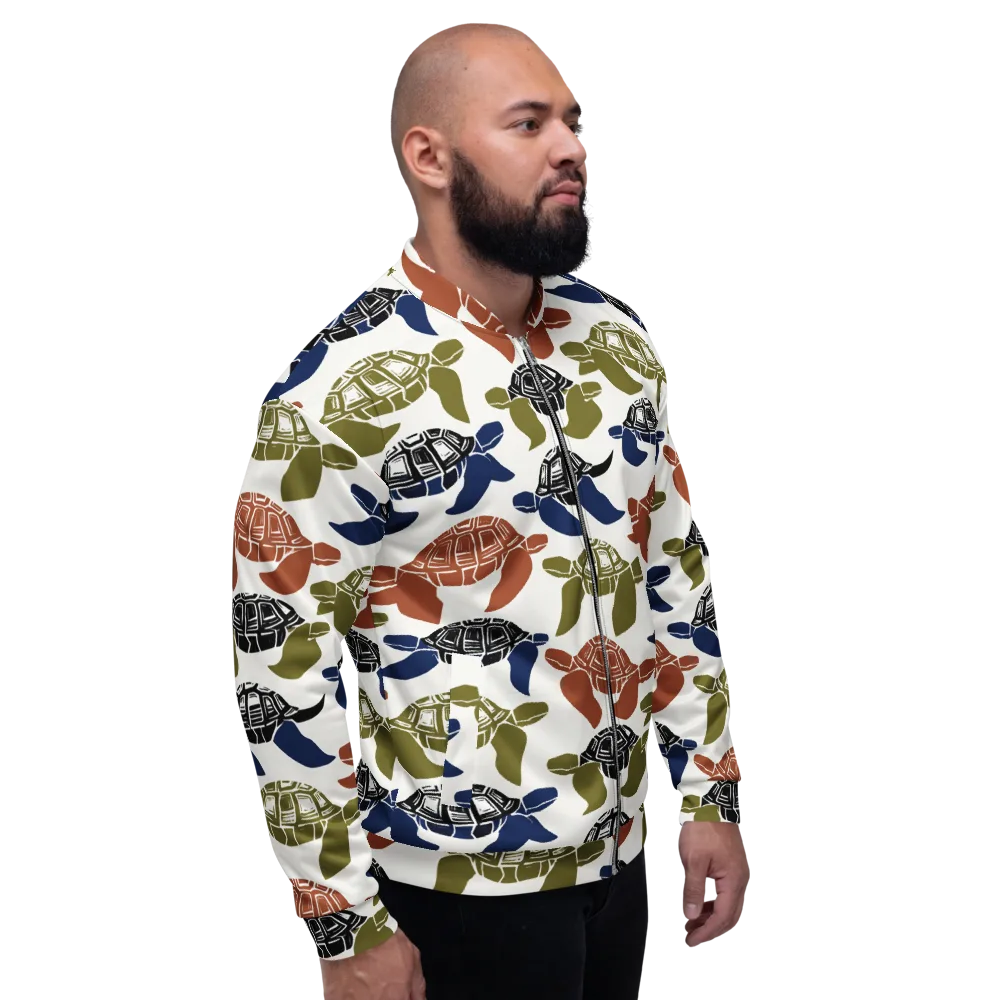 Slow Current on Bomber Jacket — Right