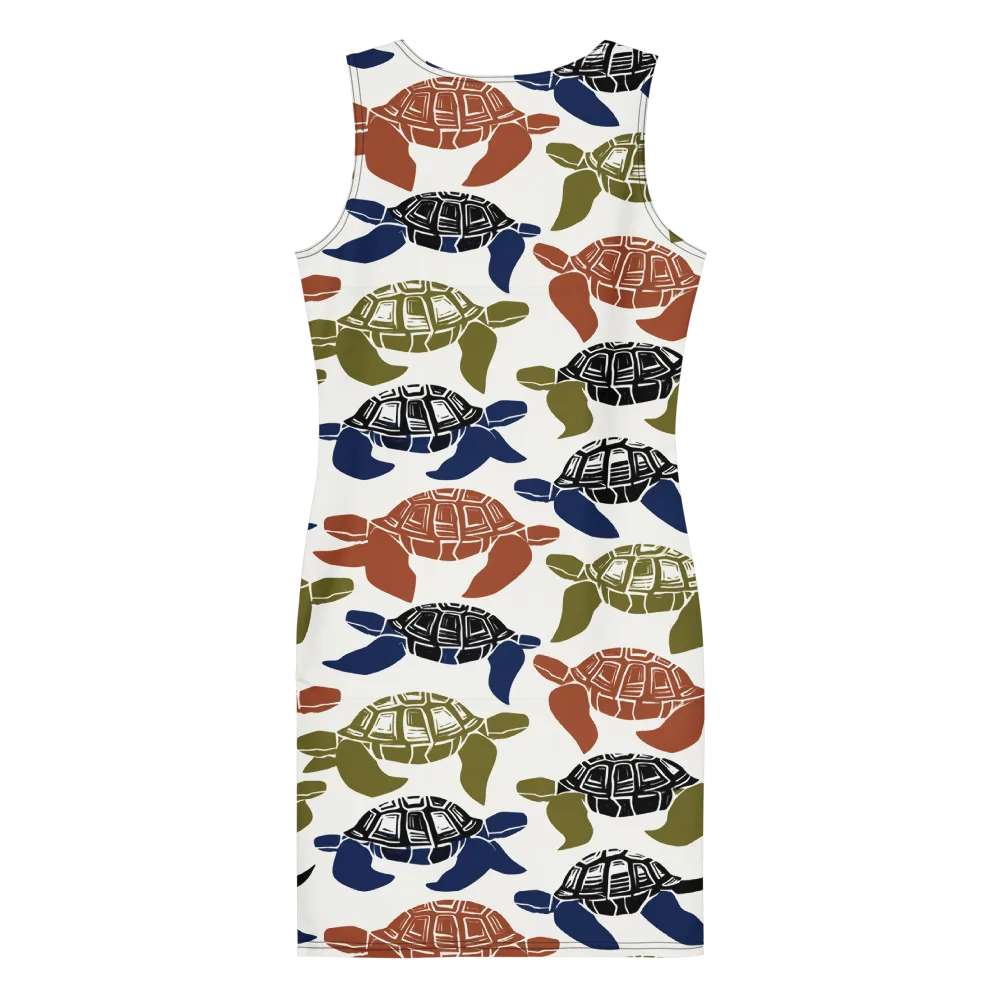 Slow Current on Bodycon Dress — Back