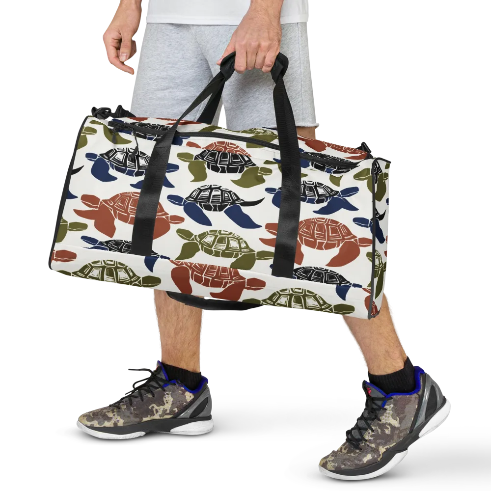 Slow Current on Duffle Bag — Front