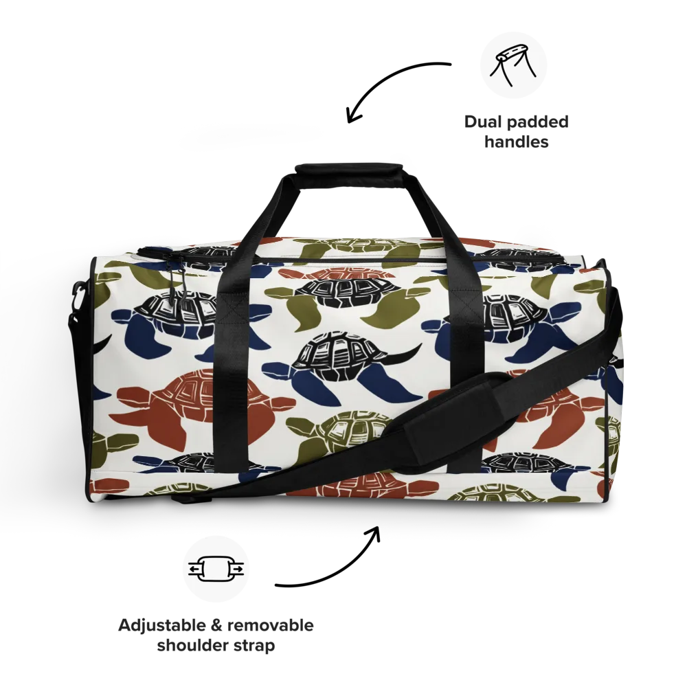 Slow Current on Duffle Bag — Front