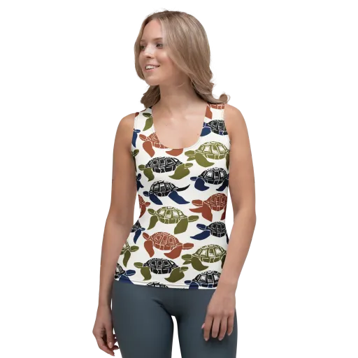 Slow Current on a Women's Tank Top