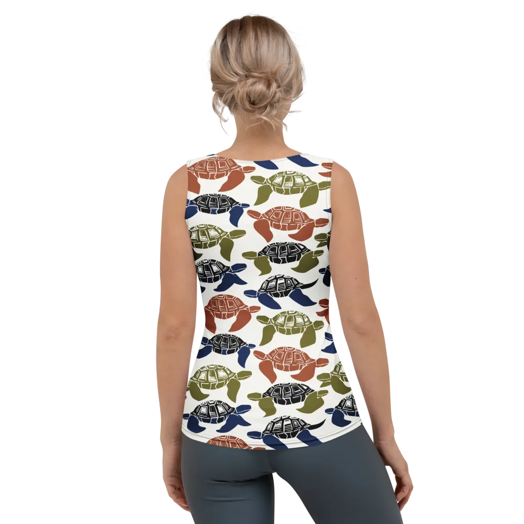Slow Current on Women's Tank Top — Back