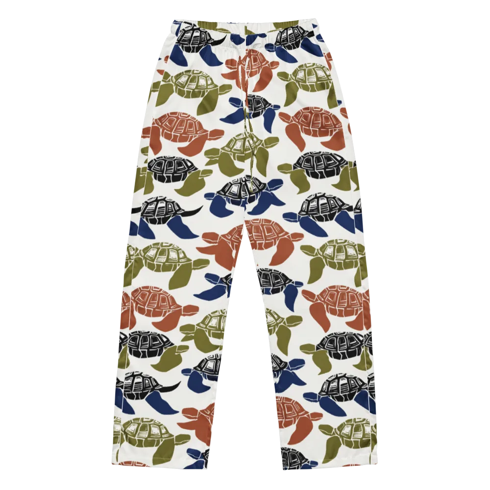 Slow Current on Women's Pajama Pants — Front