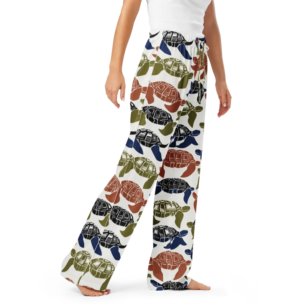 Slow Current on Women's Pajama Pants — Right Front