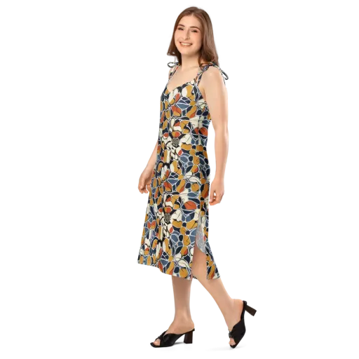 Amber Cell Garden on a Slip Dress
