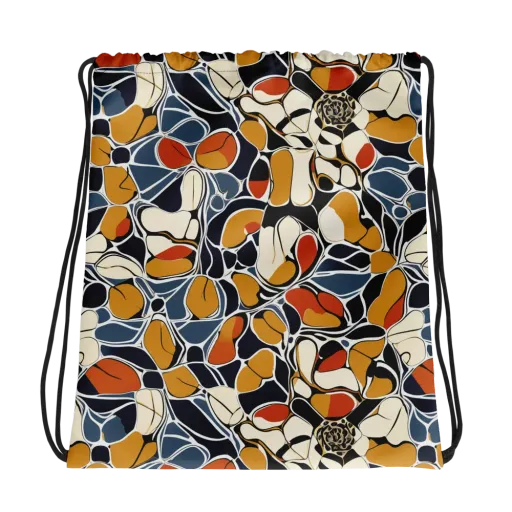 Amber Cell Garden on a Drawstring Bag
