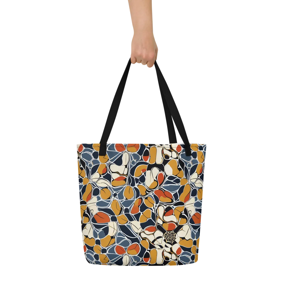 Amber Cell Garden on Large Tote Bag W/ Pocket — Front