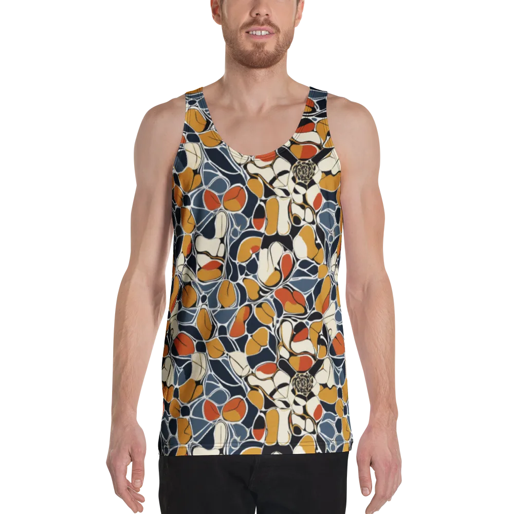 Amber Cell Garden on Men's Tank Top — Front