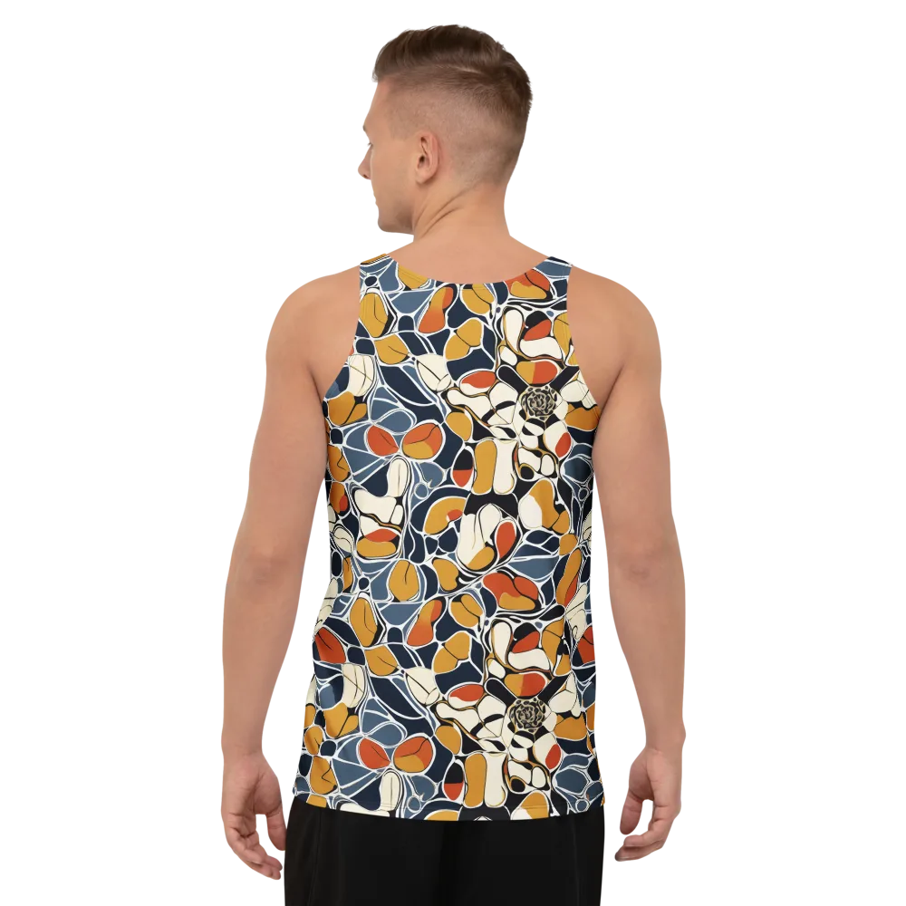 Amber Cell Garden on Men's Tank Top — Back