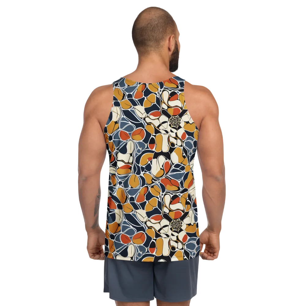 Amber Cell Garden on Men's Tank Top — Back