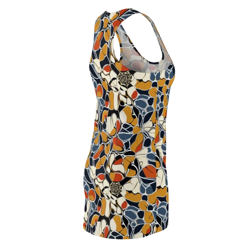 Amber Cell Garden on Racerback Dress — Back Side