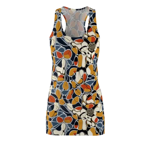 Amber Cell Garden on a Racerback Dress