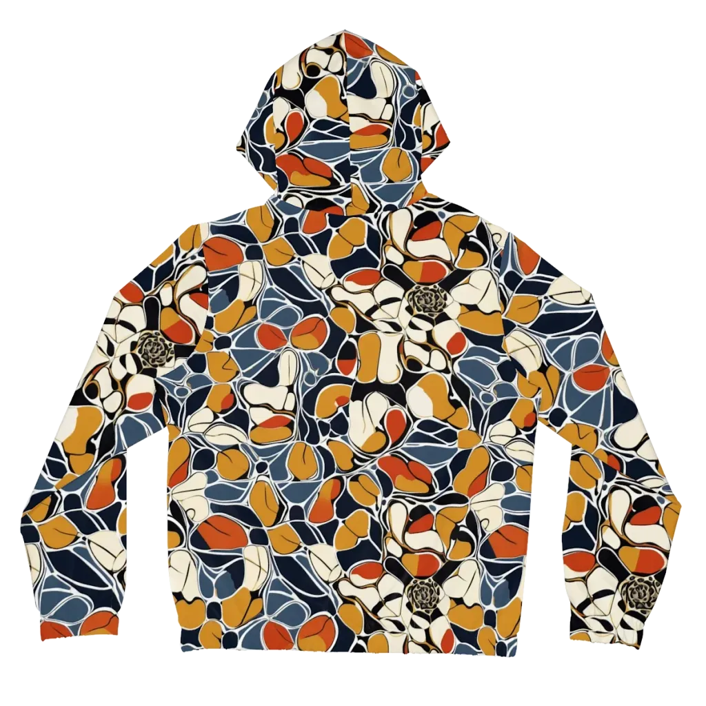 Amber Cell Garden on Women's Full-Zip Hoodie — Back