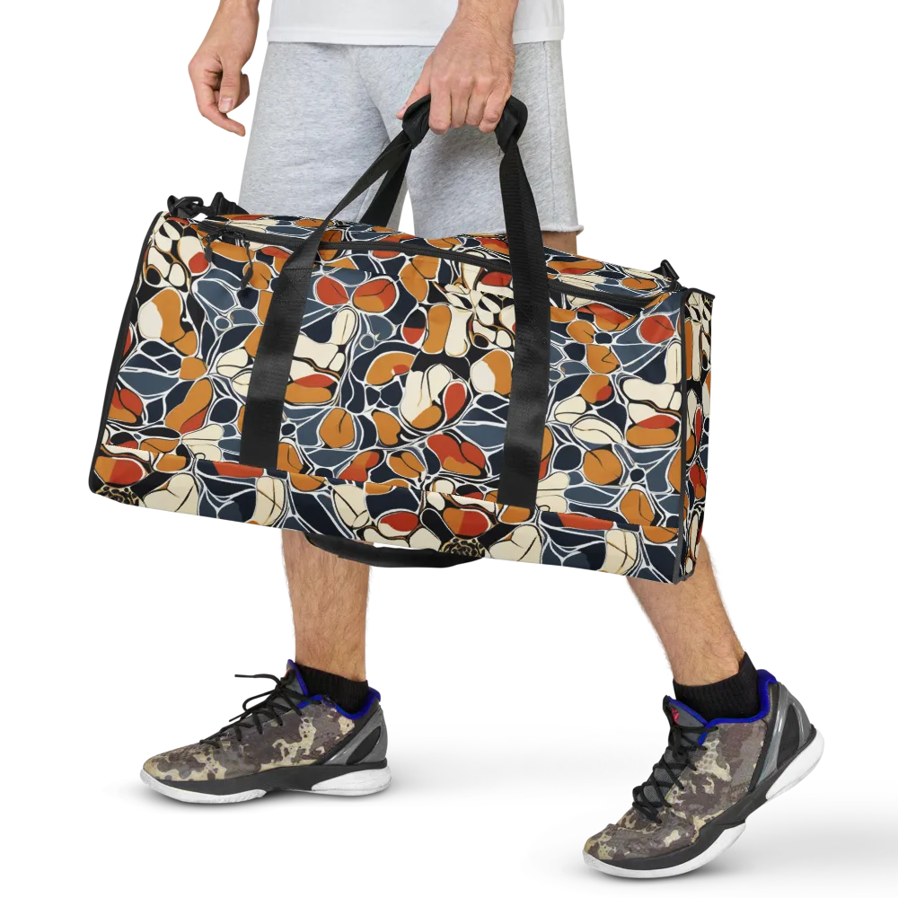 Amber Cell Garden on Duffle Bag — Front