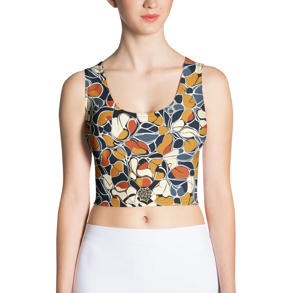 Amber Cell Garden on Crop Top — Front