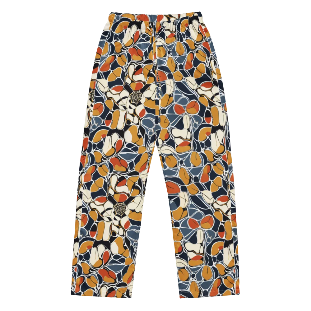 Amber Cell Garden on Women's Pajama Pants — Front