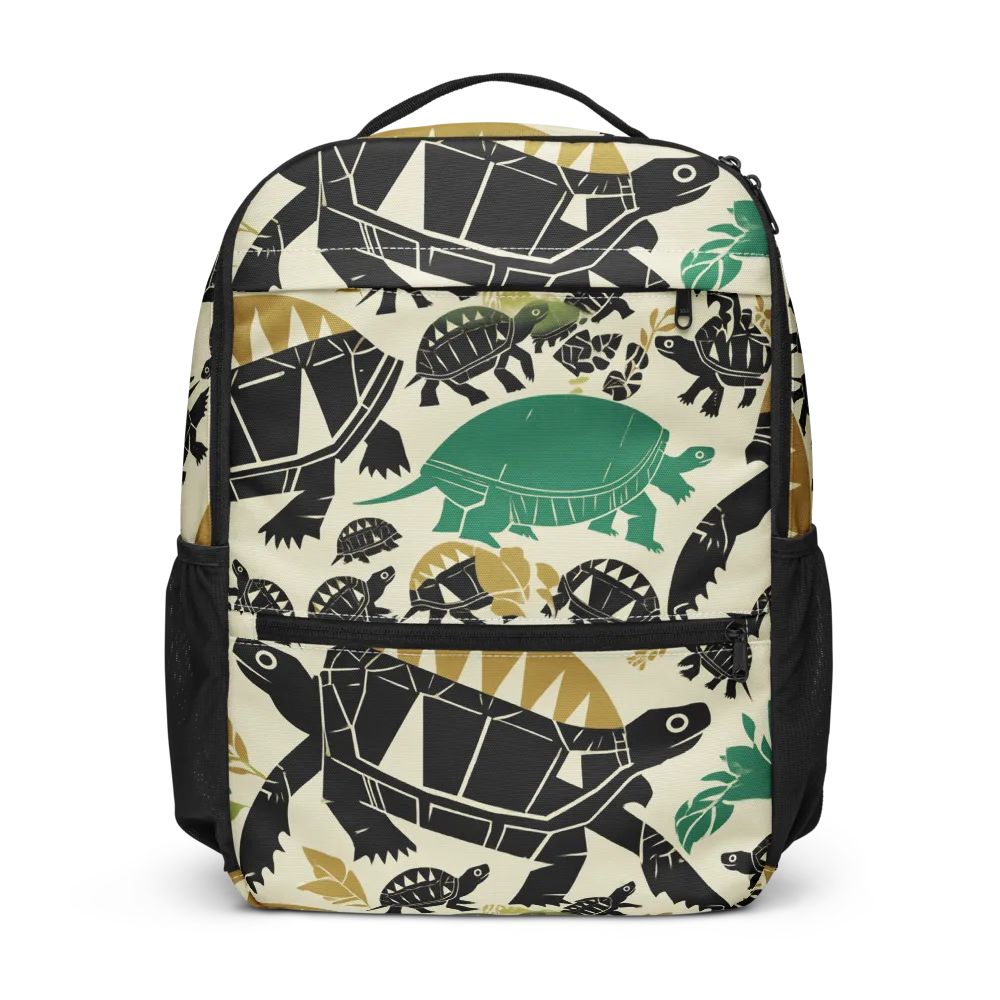 Terrapin Noir on Utility Backpack — Front