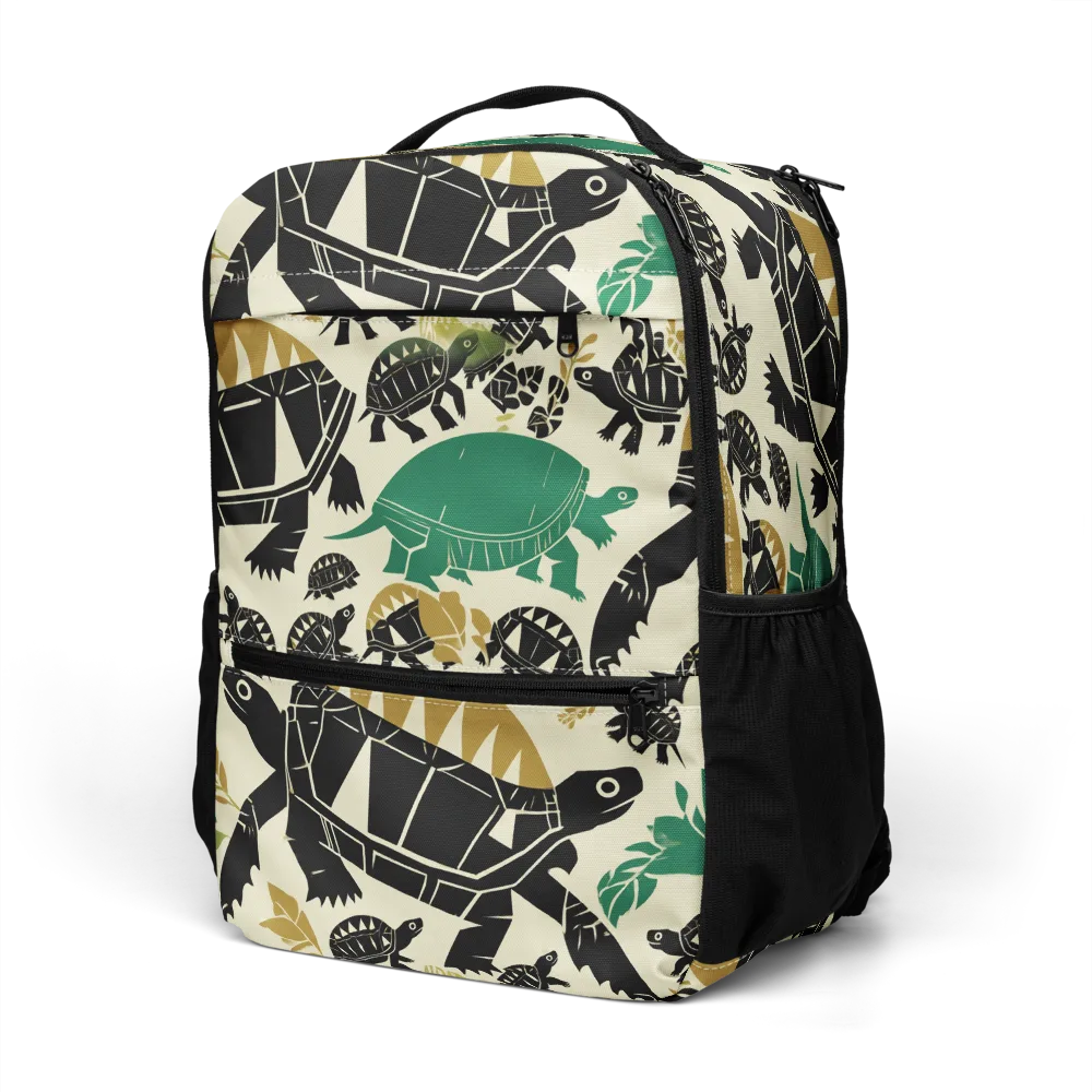 Terrapin Noir on Utility Backpack — Left Front