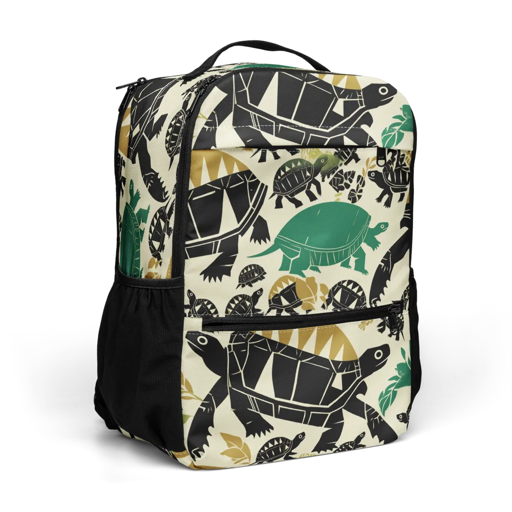Terrapin Noir on Utility Backpack — Right Front