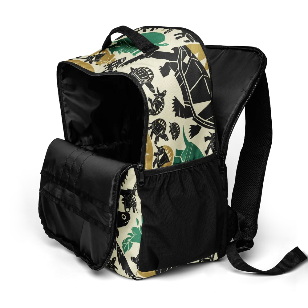 Terrapin Noir on Utility Backpack — Product details 2