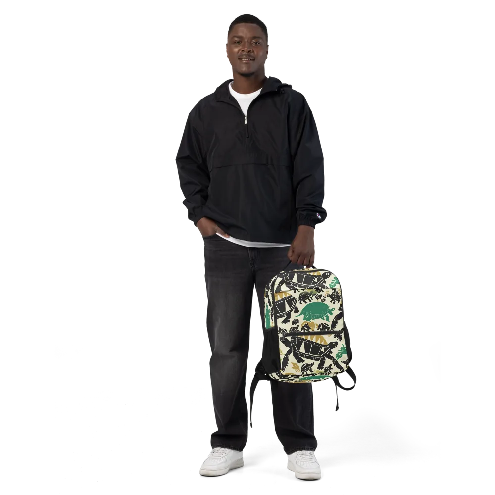 Terrapin Noir on Utility Backpack — Front