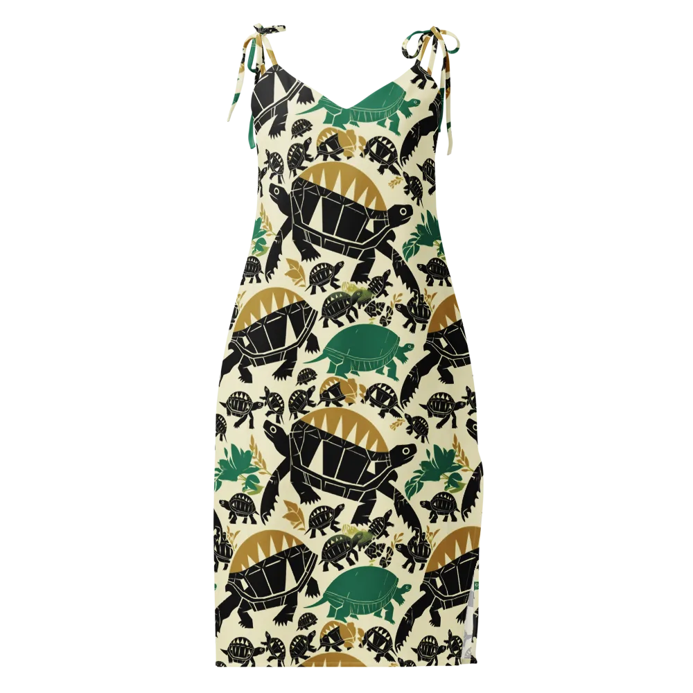 Terrapin Noir on Slip Dress — Front