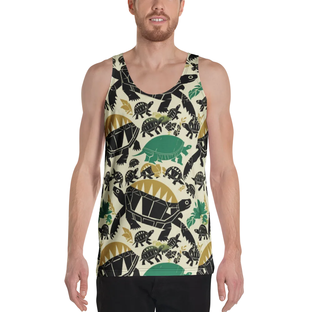 Terrapin Noir on Men's Tank Top — Front