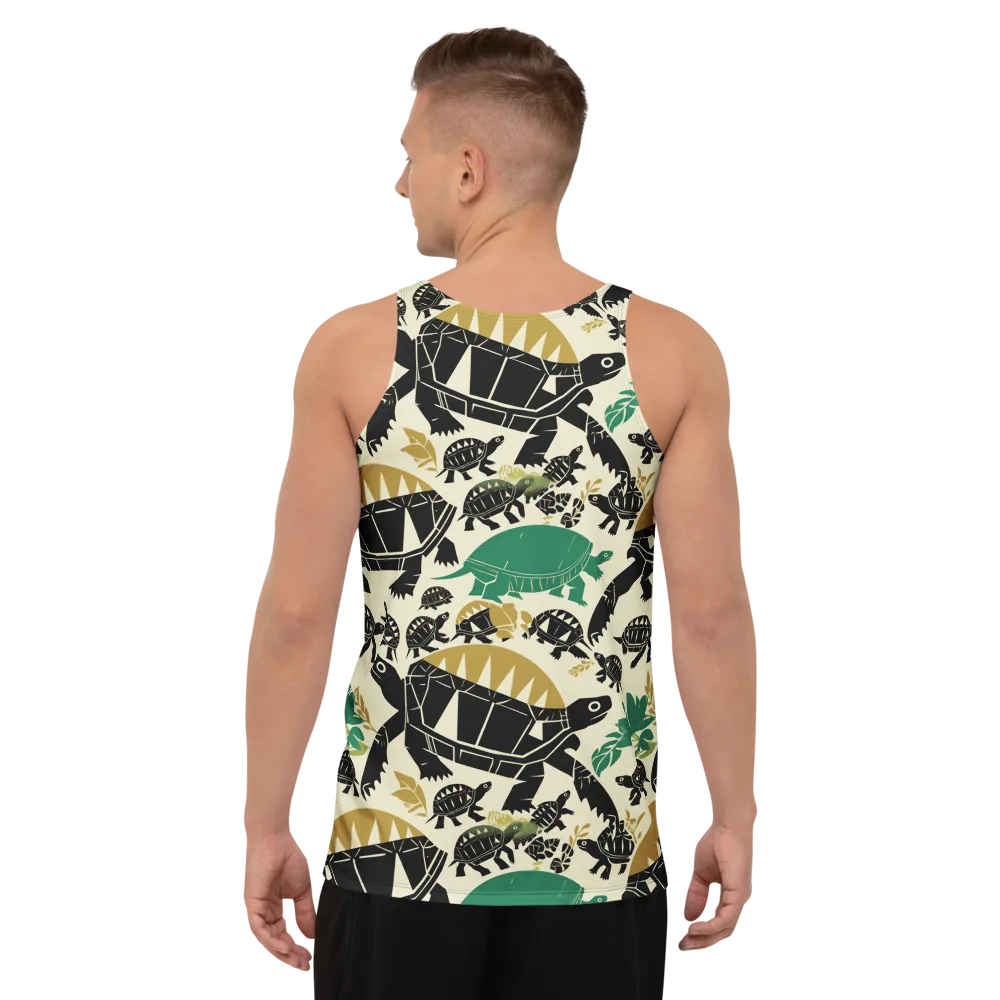 Terrapin Noir on Men's Tank Top — Back