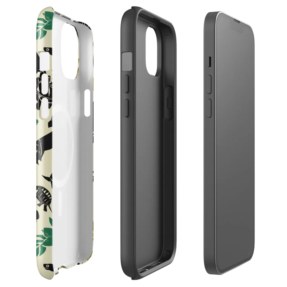 Terrapin Noir on MagSafe Tough Case for iPhone® — Front