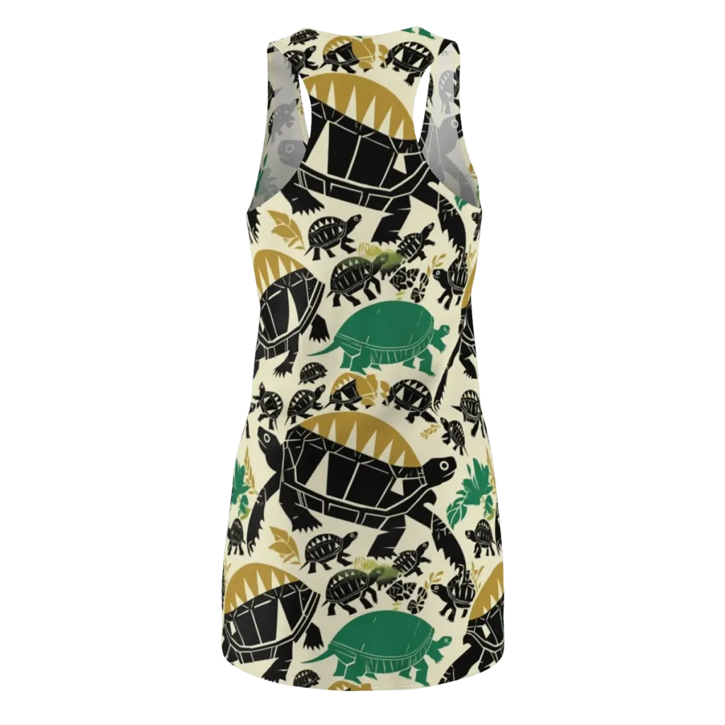 Terrapin Noir on Racerback Dress — Back