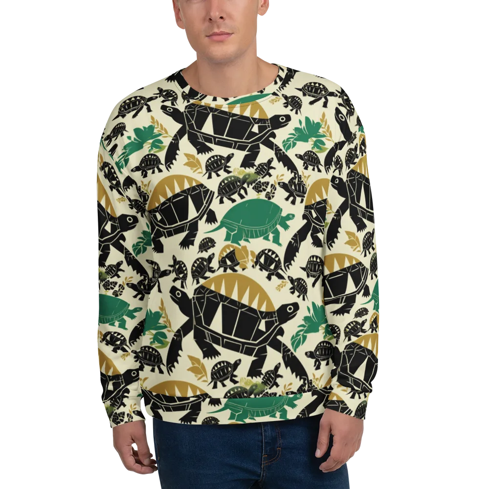 Terrapin Noir on Sweatshirt — Front