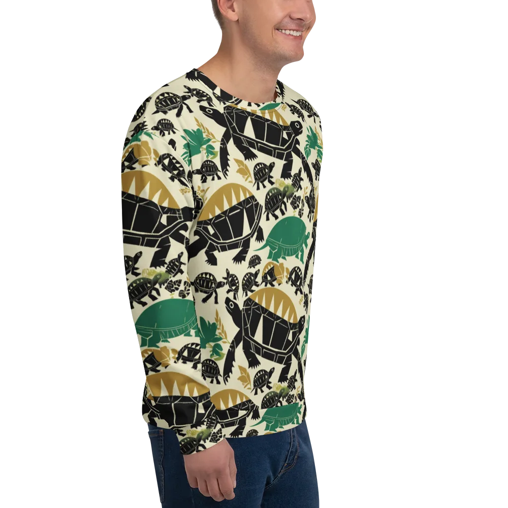 Terrapin Noir on Sweatshirt — Right Front