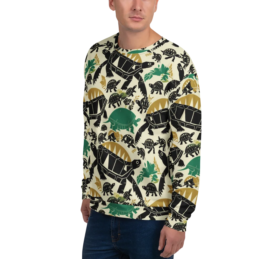 Terrapin Noir on Sweatshirt — Left Front