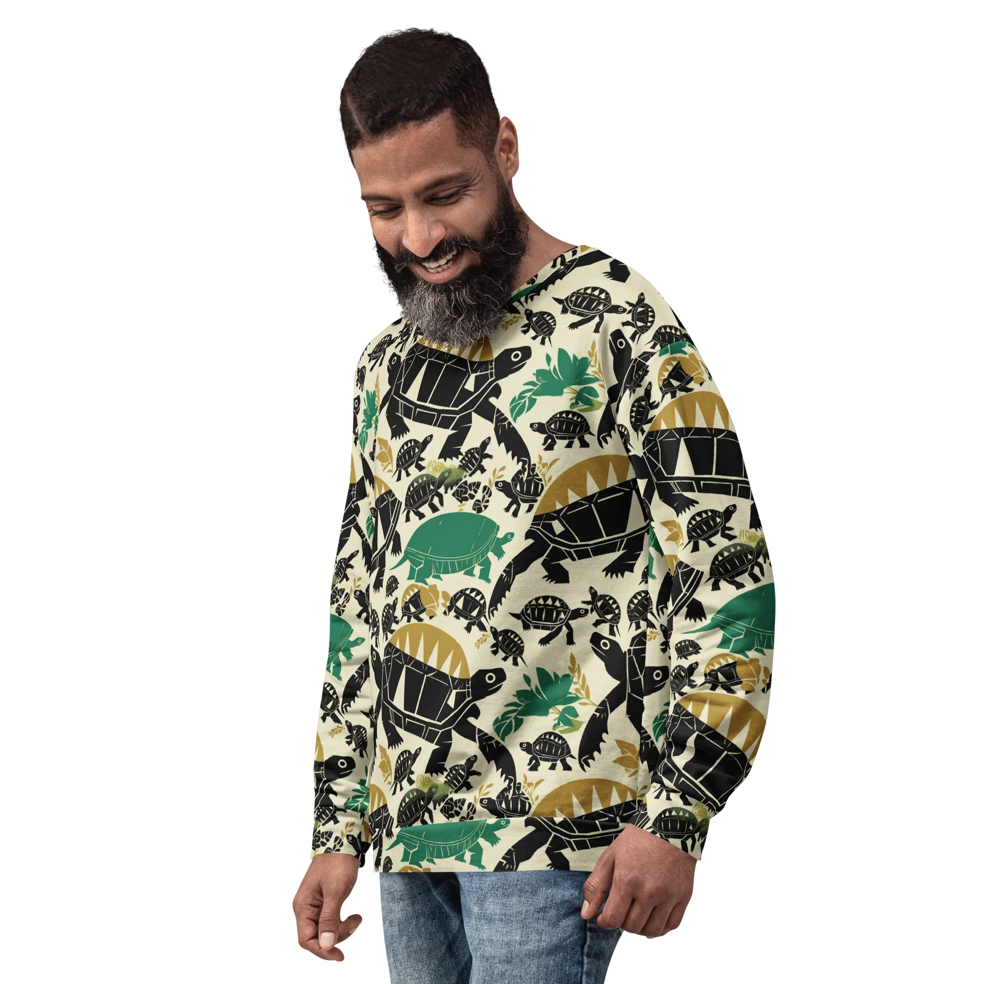 Terrapin Noir on Sweatshirt — Left Front