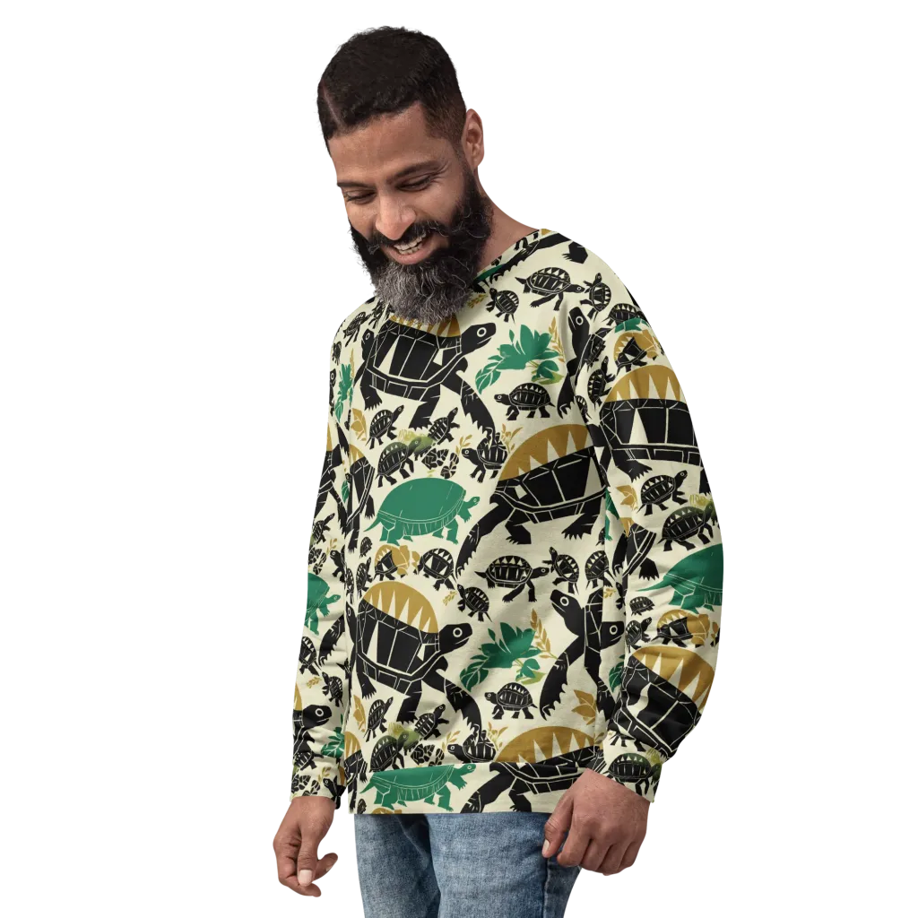 Terrapin Noir on Sweatshirt — Left Front