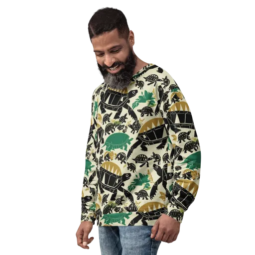 Terrapin Noir on a Sweatshirt