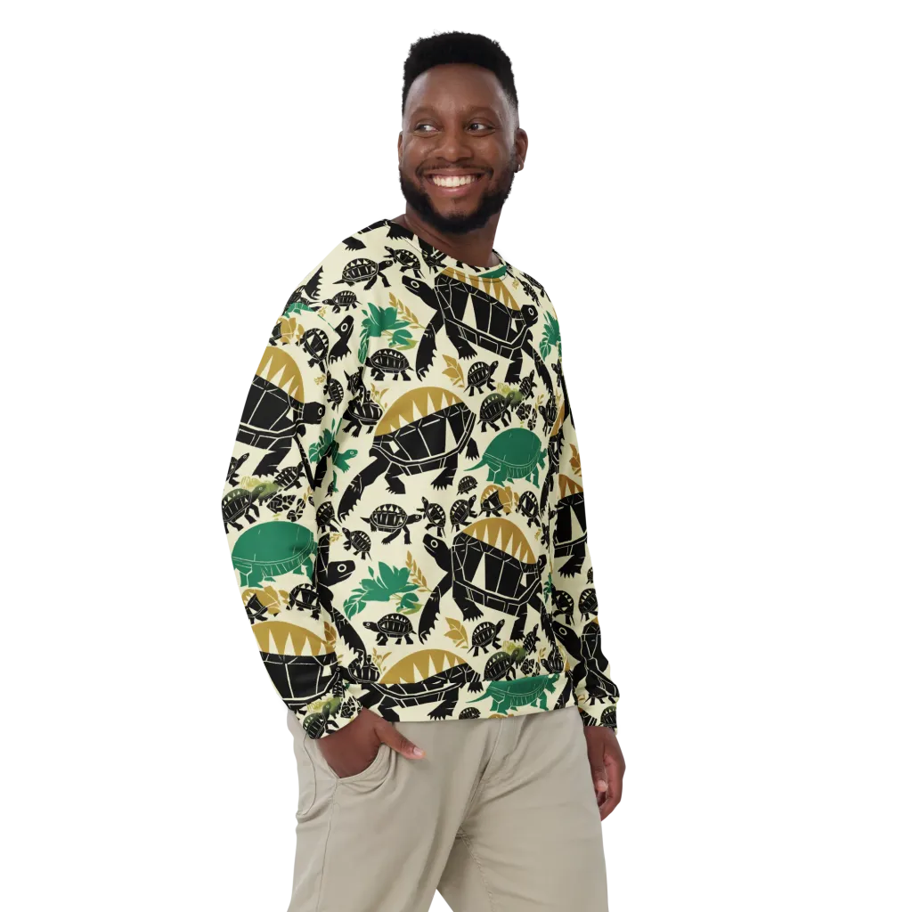 Terrapin Noir on Sweatshirt — Front