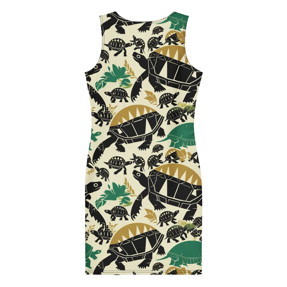 Terrapin Noir on Bodycon Dress — Back