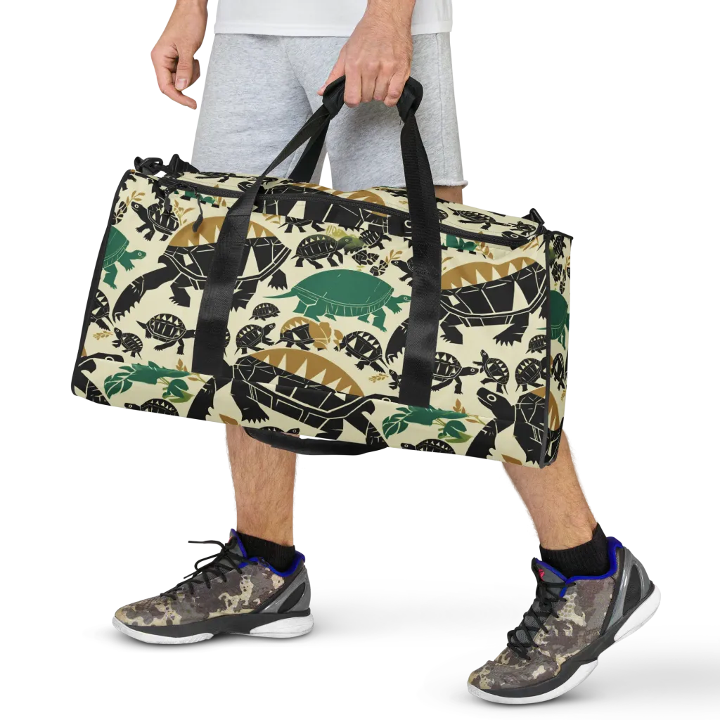 Terrapin Noir on Duffle Bag — Front