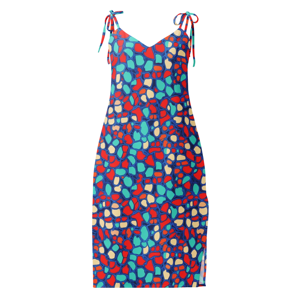 Harbor Shards on Slip Dress — Front