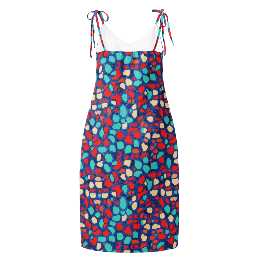 Harbor Shards on Slip Dress — Back