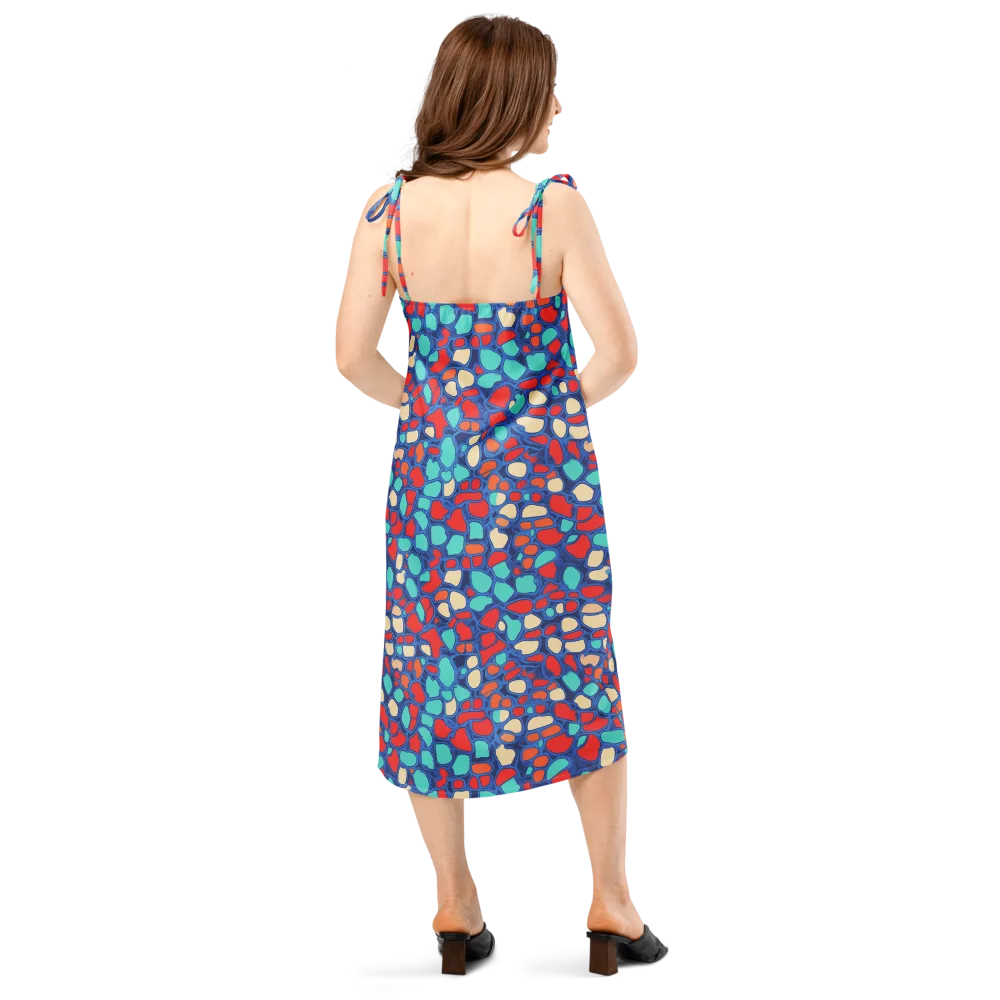 Harbor Shards on Slip Dress — Back