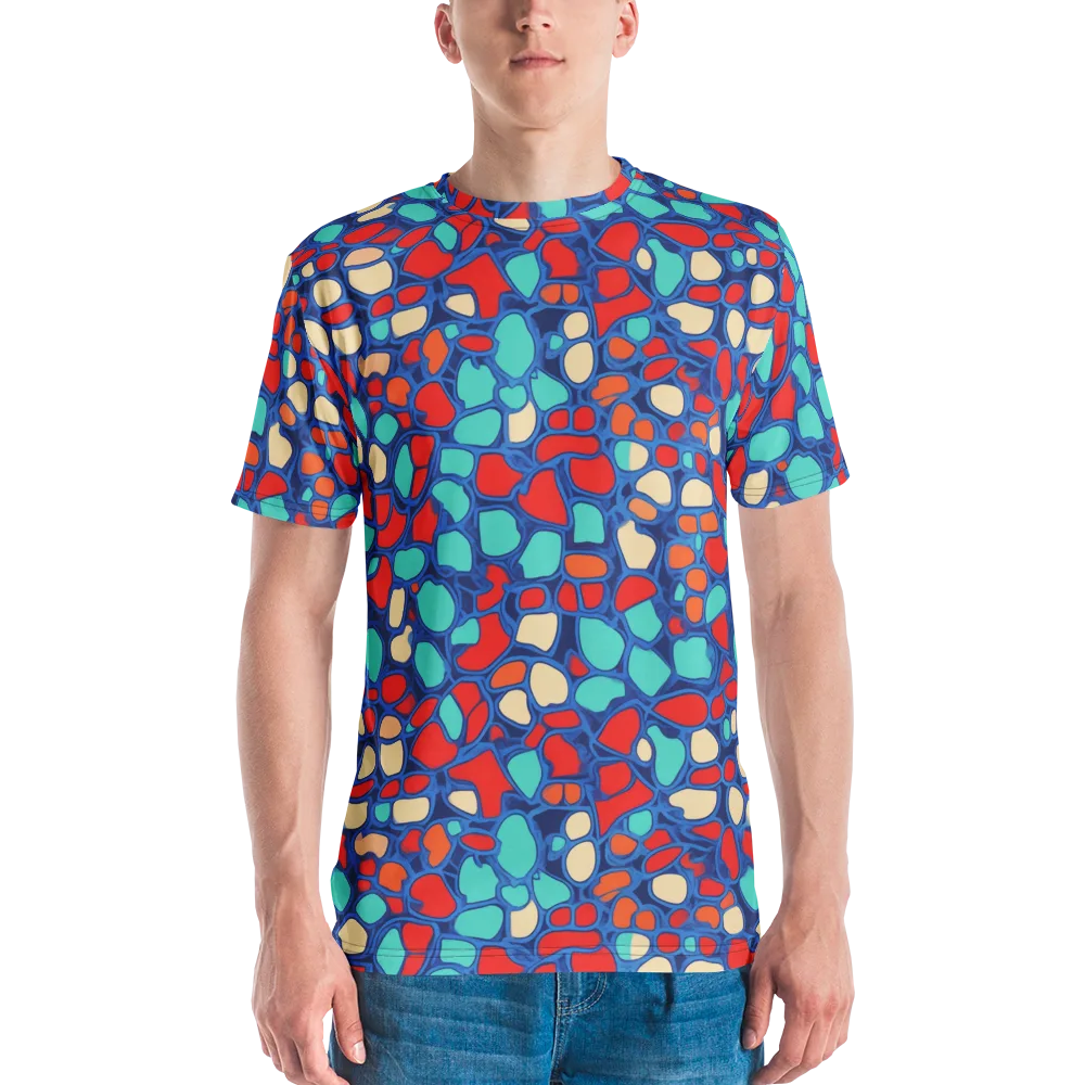 Harbor Shards on Men's Crew Neck T-Shirt — Front