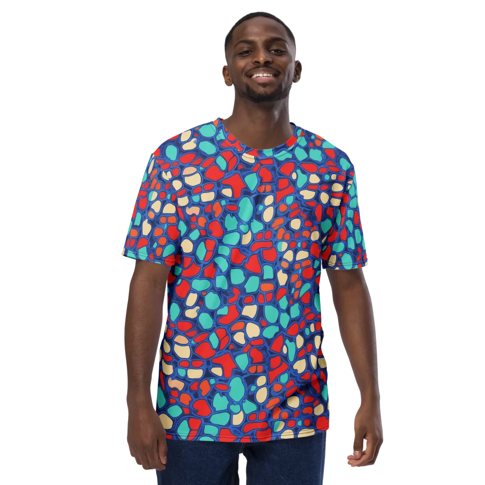 Harbor Shards on Men's Crew Neck T-Shirt — Front